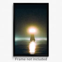 Pixel Art Poster - Dark Flood (8 Bit Psychedelic Trippy Weird Video Game Print)