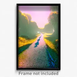 Pixel Art Poster - Creative Path (8 Bit Psychedelic Trippy Video Game Print)