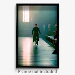 Pixel Art Poster - Long Antechamber (8 Bit Psychedelic Trippy Video Game Print)
