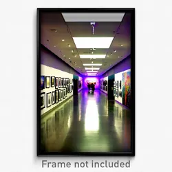Pixel Art Poster - Unsightly Gallery (8 Bit Psychedelic Trippy Video Game Print)