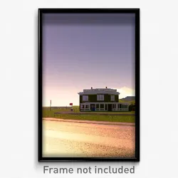 Pixel Art Poster - Enormous County (8 Bit Psychedelic Trippy Video Game Print)