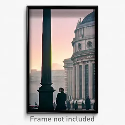 Pixel Art Poster - Muted London (8 Bit Psychedelic Trippy Video Game Print)