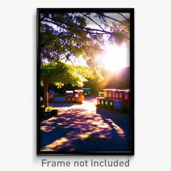 Pixel Art Poster - Meager Apiary (8 Bit Psychedelic Trippy Video Game Print)