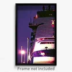 Pixel Art Poster - Black Cruise (8 Bit Psychedelic Trippy Video Game Print)