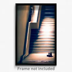 Pixel Art Poster - Remote Stair (8 Bit Psychedelic Trippy Video Game Print)