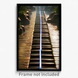 Pixel Art Poster - Bronze Rill (8 Bit Psychedelic Trippy Weird Video Game Print)