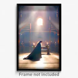 Pixel Art Poster - Heavenly Stable (8 Bit Psychedelic Trippy Video Game Print)