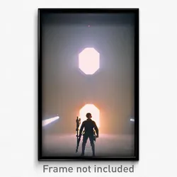 Pixel Art Poster - Hard To Find Chamber (8 Bit Psychedelic Video Game Print)