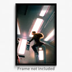 Pixel Art Poster - Tiny Space (8 Bit Psychedelic Trippy Weird Video Game Print)