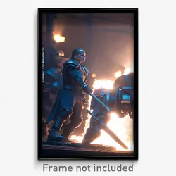 Pixel Art Poster - Advanced Forgeworks (8 Bit Psychedelic Video Game Print)