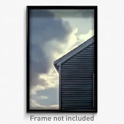Pixel Art Poster - Cloudy Dormer (8 Bit Psychedelic Trippy Video Game Print)