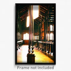 Pixel Art Poster - Old Armoury (8 Bit Psychedelic Trippy Weird Video Game Print)