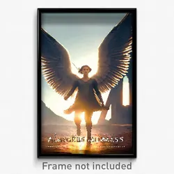 Pixel Art Poster - Angelic Morass (8 Bit Psychedelic Trippy Video Game Print)