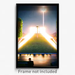 Pixel Art Poster - Bountiful Square (8 Bit Psychedelic Trippy Video Game Print)