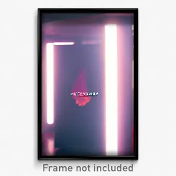 Pixel Art Poster - Accurate Hideaway (8 Bit Psychedelic Trippy Video Game Print)