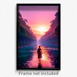 Pixel Art Poster - Impeccable Rill (8 Bit Psychedelic Trippy Video Game Print)