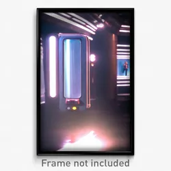 Pixel Art Poster - Big Tube (8 Bit Psychedelic Trippy Weird Video Game Print)