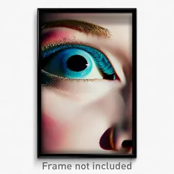Pixel Art Poster - Flawless Cataract (8 Bit Psychedelic Trippy Video Game Print)
