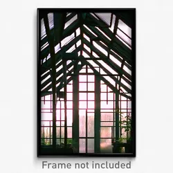 Pixel Art Poster - Agitated Greenhouse (8 Bit Psychedelic Video Game Print)