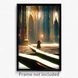 Pixel Art Poster - Fancy Fells (8 Bit Psychedelic Trippy Weird Video Game Print)