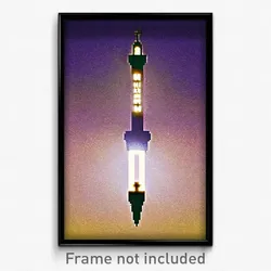 Pixel Art Poster - Standard Hamlet (8 Bit Psychedelic Trippy Video Game Print)
