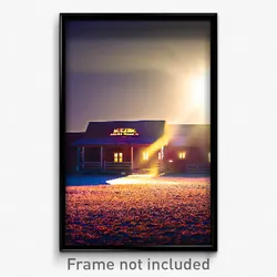 Pixel Art Poster - Acidic Ranch (8 Bit Psychedelic Trippy Video Game Print)