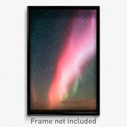 Pixel Art Poster - Brown Aurora (8 Bit Psychedelic Trippy Video Game Print)