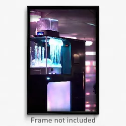 Pixel Art Poster - Wild Ice Machine (8 Bit Psychedelic Trippy Video Game Print)