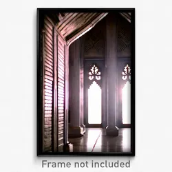Pixel Art Poster - Authentic Mausoleum (8 Bit Psychedelic Video Game Print)