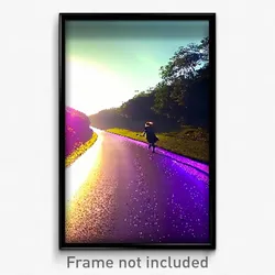 Pixel Art Poster - Striking Ditch (8 Bit Psychedelic Trippy Video Game Print)