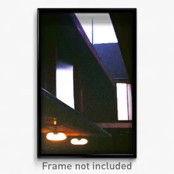 Pixel Art Poster - Dark Overhang (8 Bit Psychedelic Trippy Video Game Print)