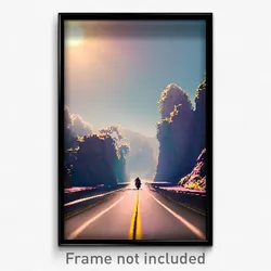 Pixel Art Poster - Insane Route (8 Bit Psychedelic Trippy Video Game Print)