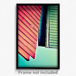 Pixel Art Poster - Vivid Gutter (8 Bit Psychedelic Trippy Video Game Print)