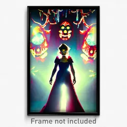 Pixel Art Poster - Dazzling Grotesque (8 Bit Psychedelic Video Game Print)