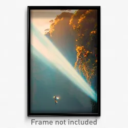 Pixel Art Poster - Beautiful Wild (8 Bit Psychedelic Trippy Video Game Print)