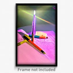 Pixel Art Poster - Rosy Pen (8 Bit Psychedelic Trippy Weird Video Game Print)