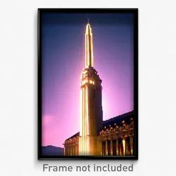 Pixel Art Poster - Grandiose Landmark (8 Bit Psychedelic Video Game Print)