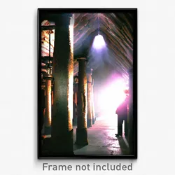 Pixel Art Poster - Candid Catacombs (8 Bit Psychedelic Trippy Video Game Print)