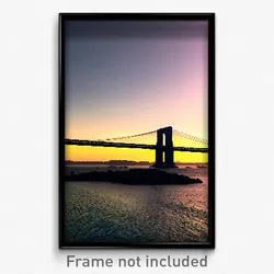 Pixel Art Poster - Great Bay (8 Bit Psychedelic Trippy Weird Video Game Print)