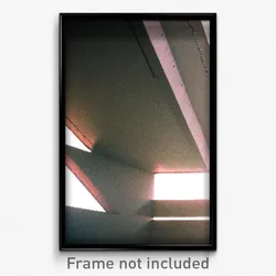 Pixel Art Poster - Strange Overhang (8 Bit Psychedelic Trippy Video Game Print)