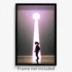 Pixel Art Poster - Menacing Kame (8 Bit Psychedelic Trippy Video Game Print)