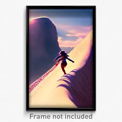 Pixel Art Poster - Brisk Bend (8 Bit Psychedelic Trippy Weird Video Game Print)